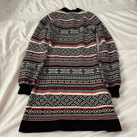 Free People SMALL By The Fire Fair Isle Sweater Dress Wool blend - Picture 5 of 8